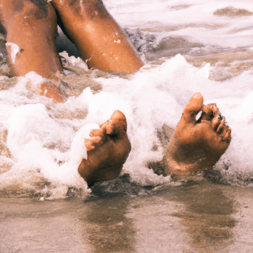 Tomar un baño de barro en la playa de Puri